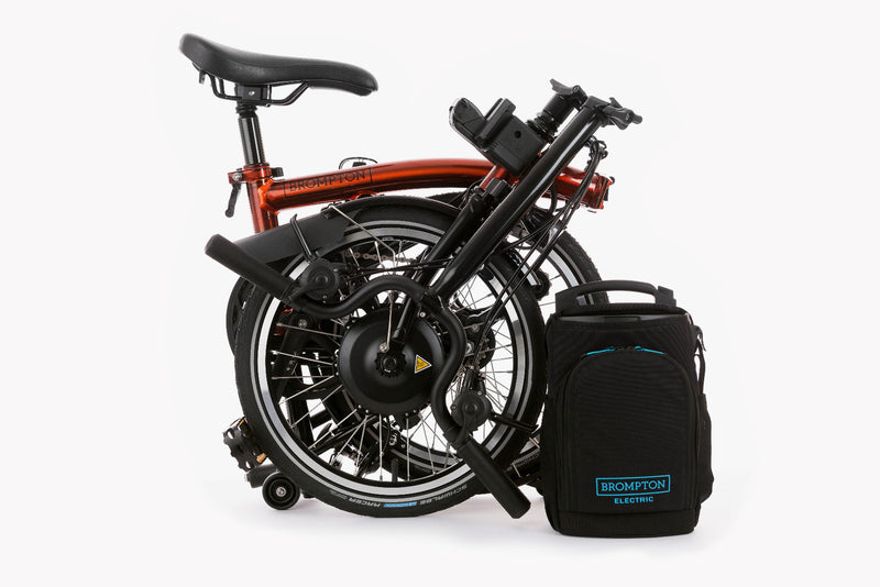 Brompton H6L Electric C Line Explore Flame Lacqeur