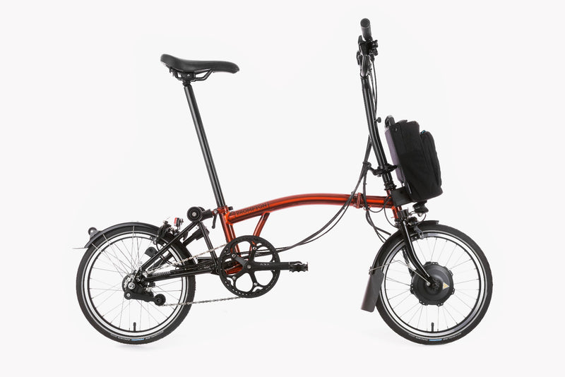 Brompton H6L Electric C Line Explore Flame Lacqeur